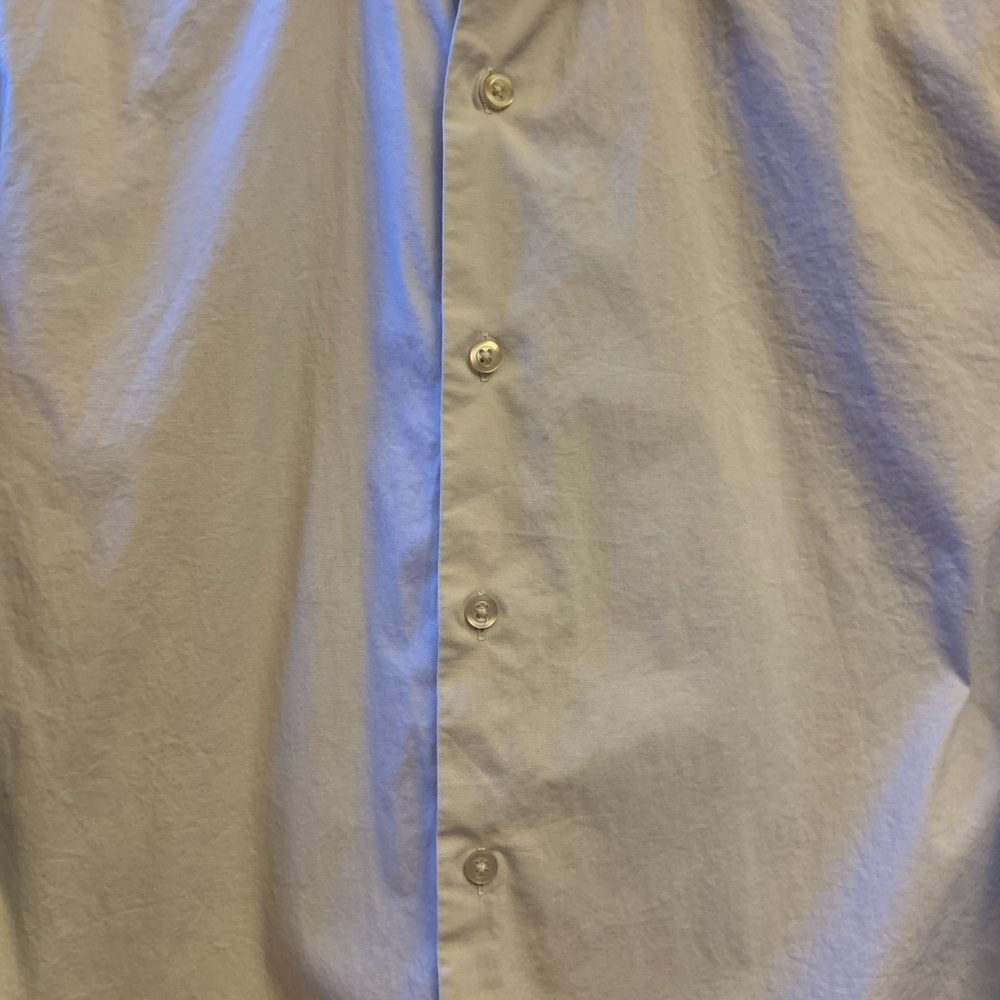 Alfani slim fit mens dress shirt, smoke blue color - Picture 11 of 12